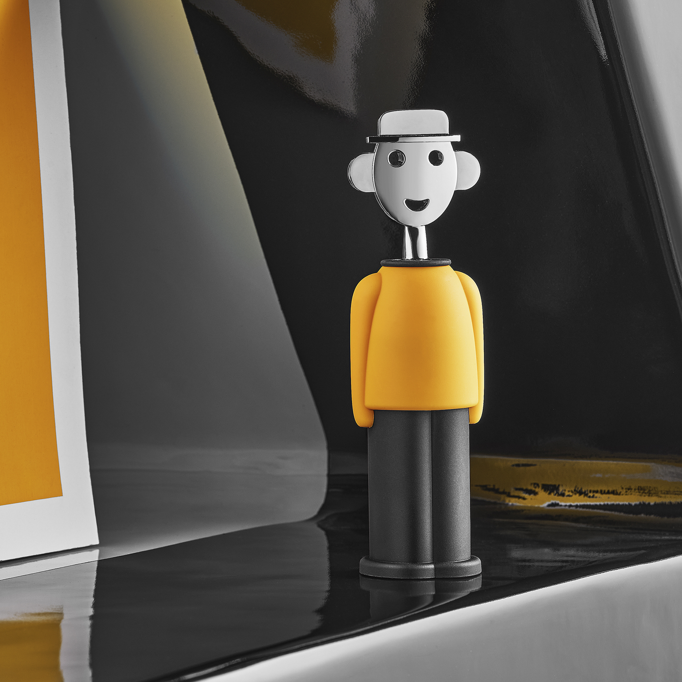 Korkociąg Alessandro M. żółto-czarny