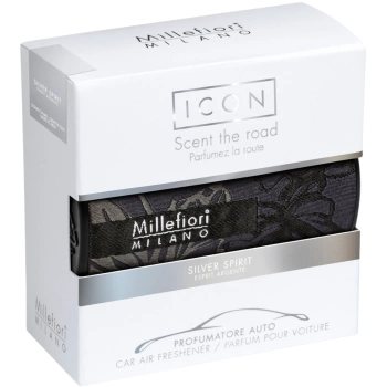 Odświeżacz do samochodu Car Icon Textile Floral Silver Spirit