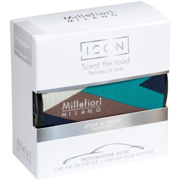 Odświeżacz do samochodu Car Icon Textile Geometric Legni & Spezie