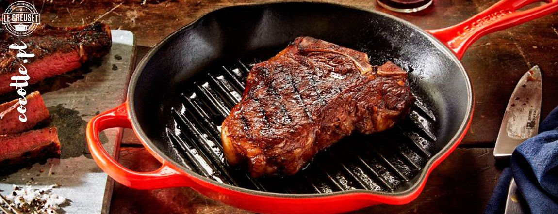 Patelnia grillowa okrągła Signature Ø26cm